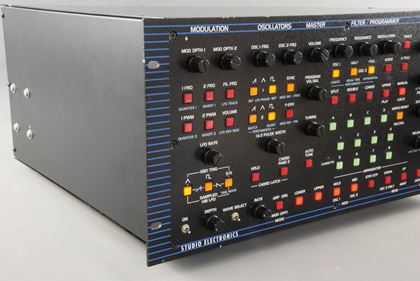 Studio Electronics-OB-8 (not Obie-8) racked Oberheim 